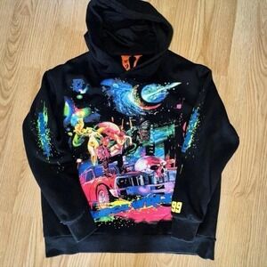 Juice WRLD x VLONE Cosmic Hoodie Men's Medium 999 Club Legends Never Die Black